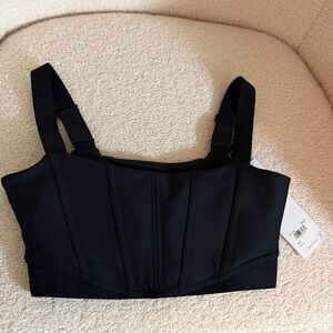 Alo Airlift Women's Black Corset Top